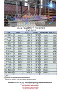 2026-Sefaf_Poliüretan_toz_toplama_hortumu_fiyatlari